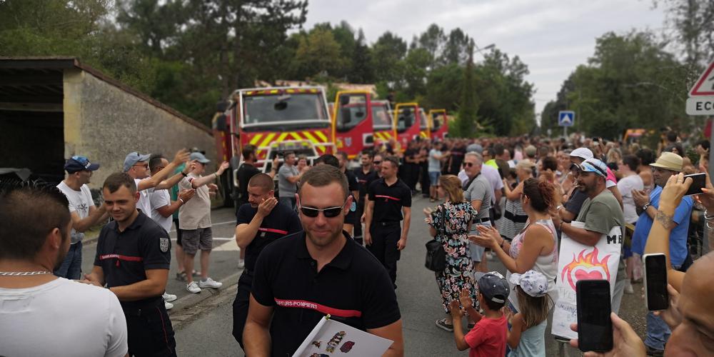 Les soldats du feu, des héros face aux incendis